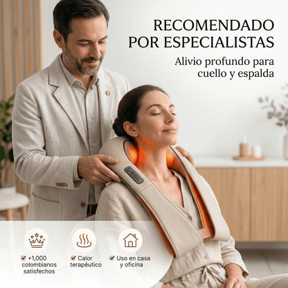 Masajeador Cervical RelaxZone — Alivio en 15 Minutos