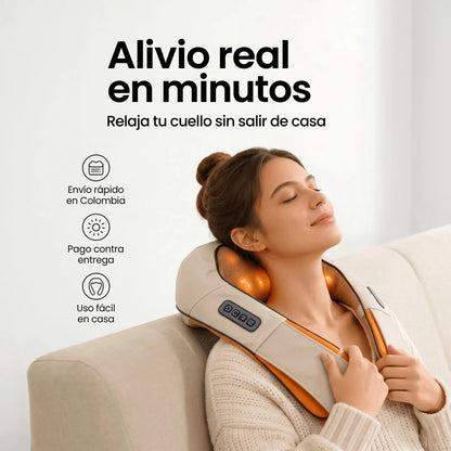 Masajeador Cervical RelaxZone — Alivio en 15 Minutos