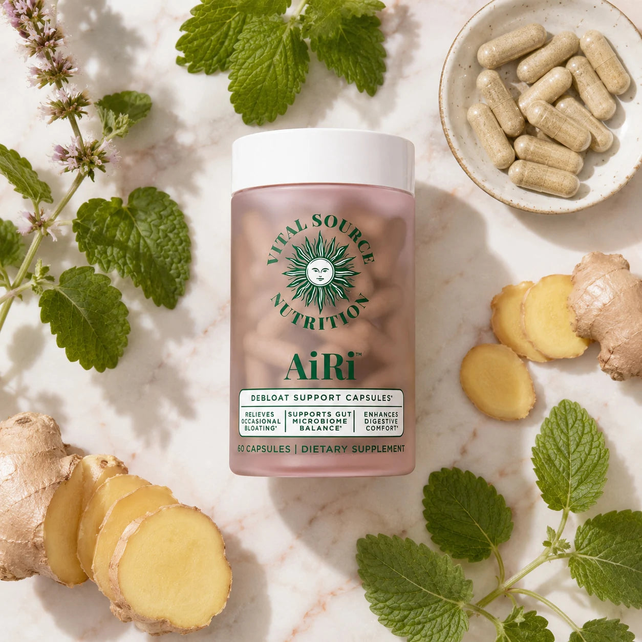 AIRI — Alivio Natural para la Hinchazón y Digestión