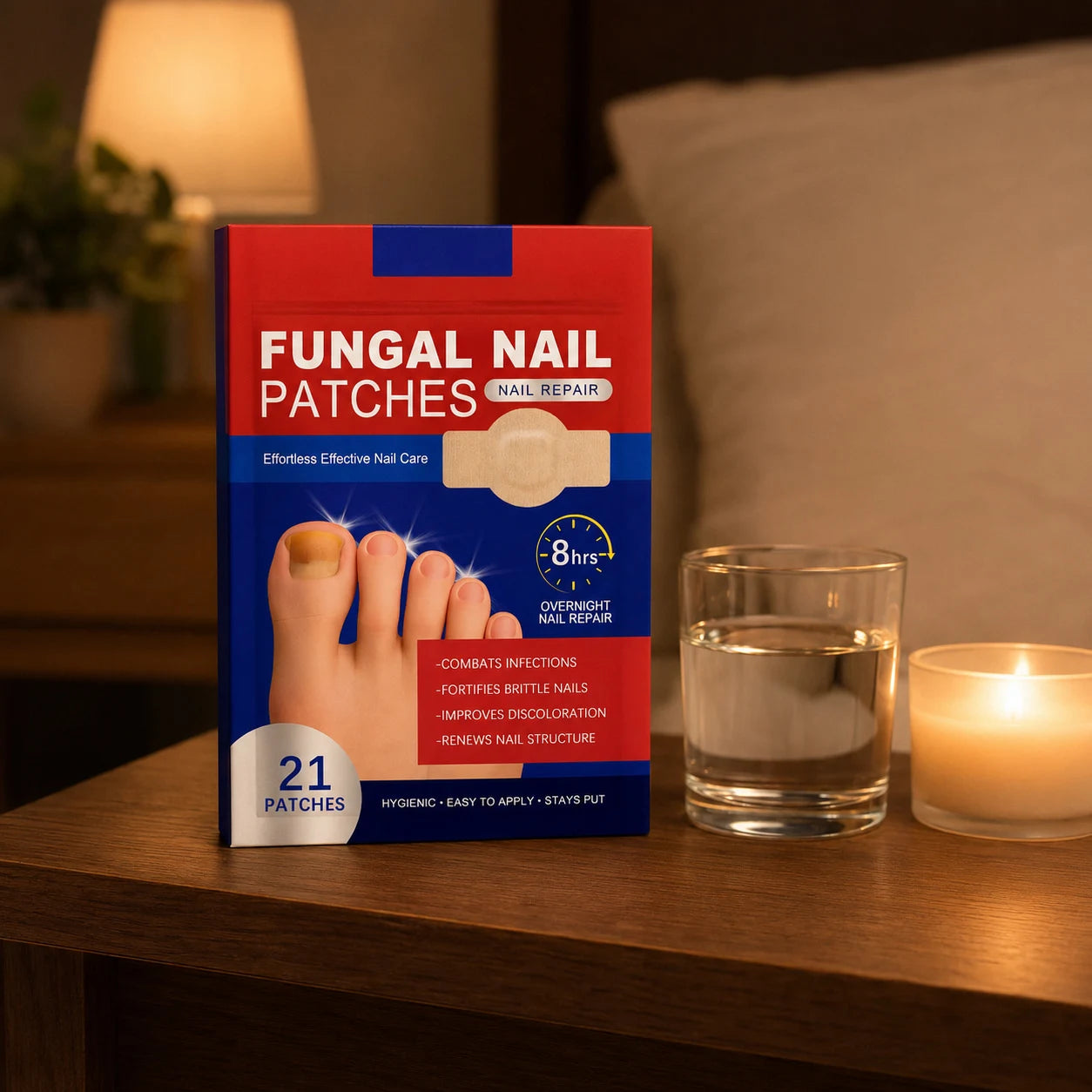 NAILVÉ® – Parches Antihongos para Uñas de los Pies